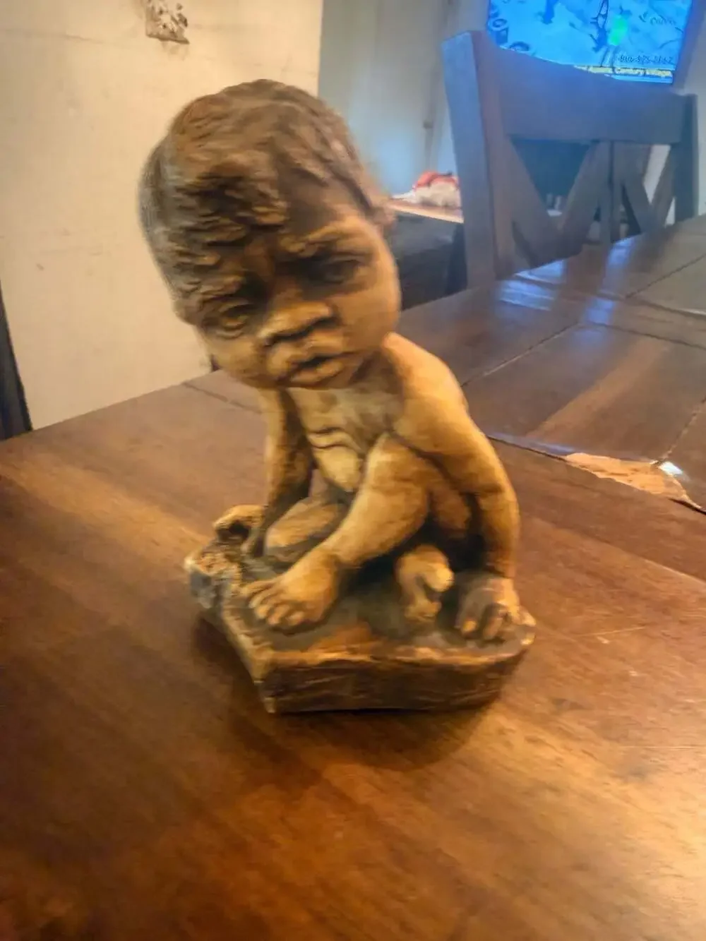 Edm Australia Handcrafted Mythical Child Imp Statue Sculpture Figurine